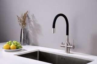 Смеситель для кухни Paulmark Salix Sa213419-NI никель